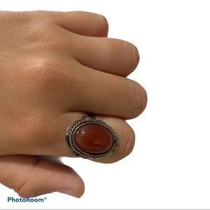 BURNT ORANGE RING🧡❤️ adjustable and waterproof